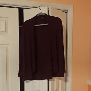 Rue21 Deep Burgundy Cardigan